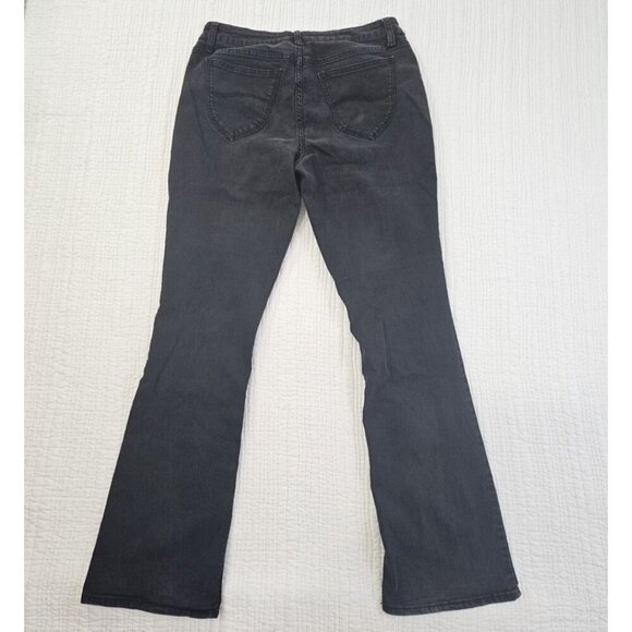 Lee Riders Bootcut Jeans Women's 12M (W30 L31) Black Denim Midrise 1SBMDW0 EUC - Picture 2 of 14